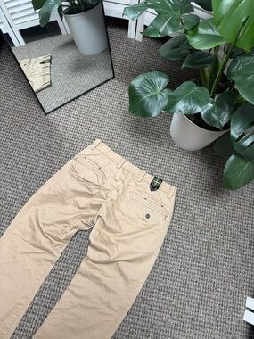 Stone Island Sand Beige Chino Pants - Men's Casual Trousers